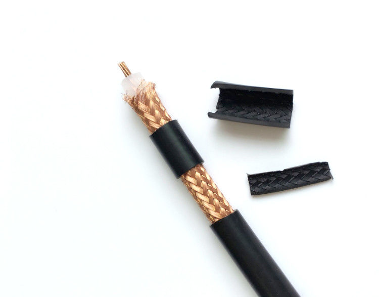 75 Ohm 100 Ohm Kurtka LSZH Kabel koncentryczny Rg6 do izolacji internetowej XLPE