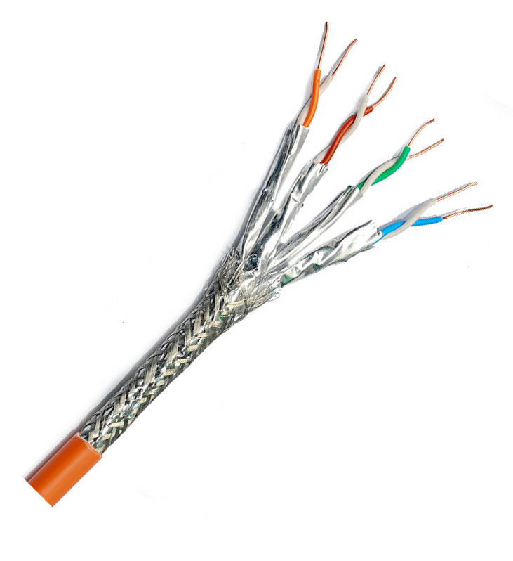Wewnętrzny Zewnętrzny Kabel Ethernet 24Awg SFTP Cat 8 100m 305m 500m