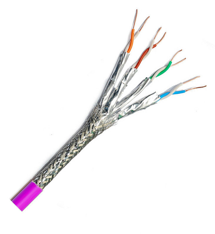 Wewnętrzny Zewnętrzny Kabel Ethernet 24Awg SFTP Cat 8 100m 305m 500m