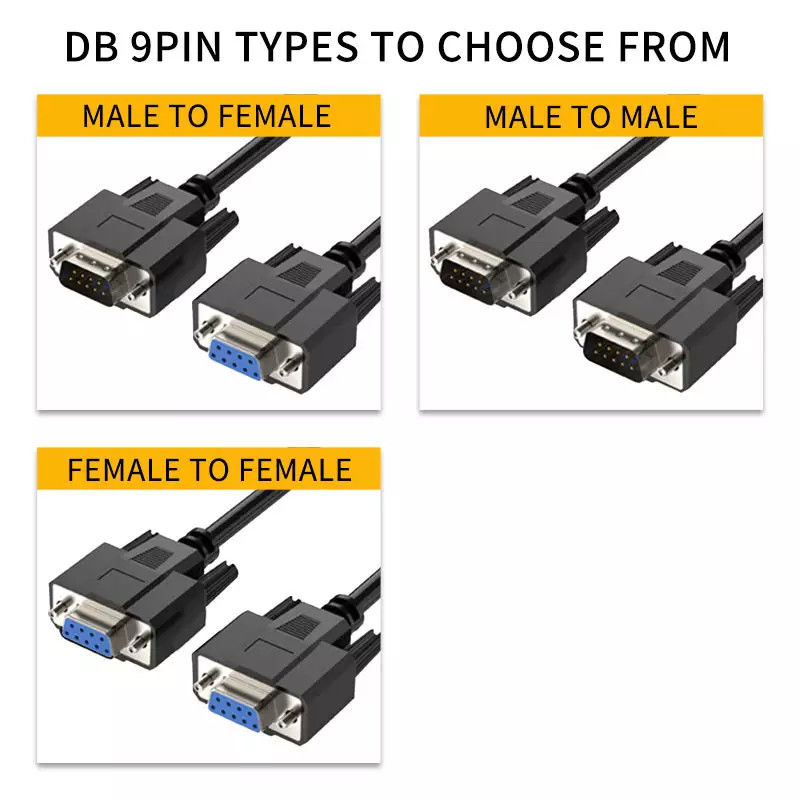 9 rdzeni 15 rdzeni 25 rdzeni 9-pinowy kabel modemu zerowego Kabel RS232 do drukarki