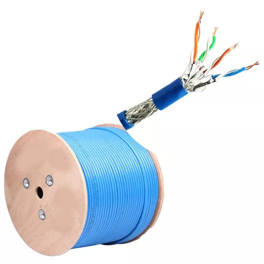 Kabel Lan 23AWG*4P Cat7 305m Obsługa transmisji sieciowej 10-Gigabit Ethernet