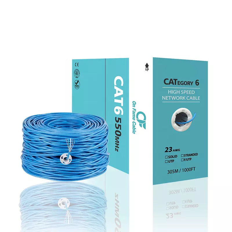 Kabel sieciowy 23Awg Cat6 305m Patchcordy sieciowe TIA-568-C.2