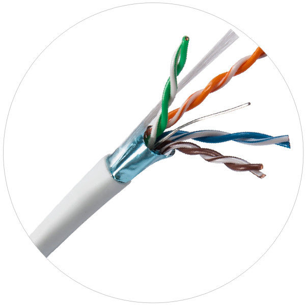 Patchcordy sieciowe 100 MHz FTP UTP 4pr 24awg Cat5e Kurtka LDPE LSZH LSOH