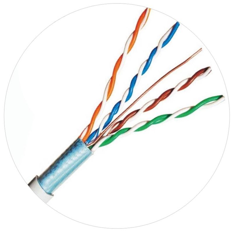Patchcordy sieciowe UTP FTP Solid Foam PE Cat 5 Lan Cable 100ft