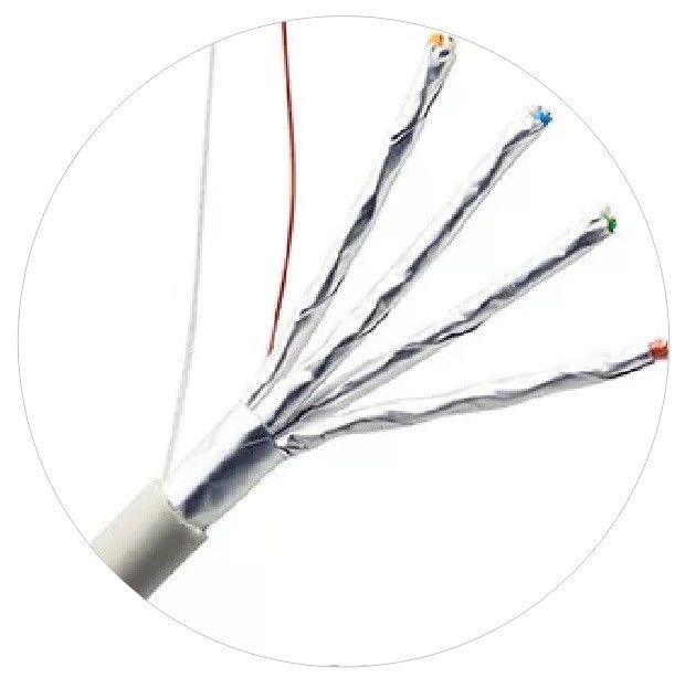 Patchcordy sieciowe 23awg Kabel Lan Cat6 z płaszczem LSZH 4 MHz