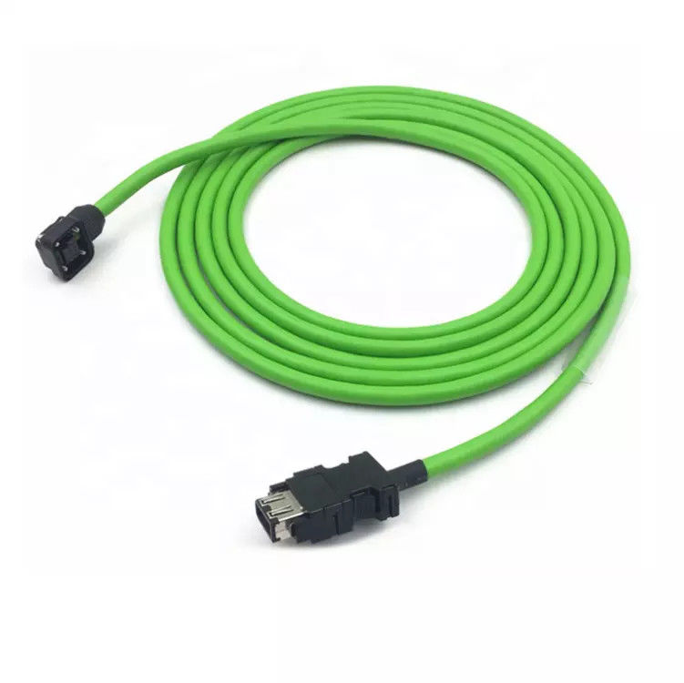 IP67 M23 19-pinowy kabel enkodera do serwomotoru Mosiądz niklowany