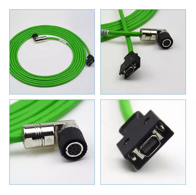 IP67 M23 19-pinowy kabel enkodera do serwomotoru Mosiądz niklowany