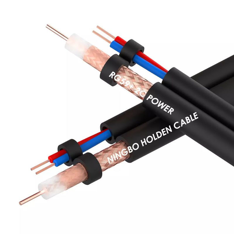 Kabel koncentryczny Rg6 z litej miedzi o impedancji 50 omów 1000 stóp do odbiornika satelitarnego