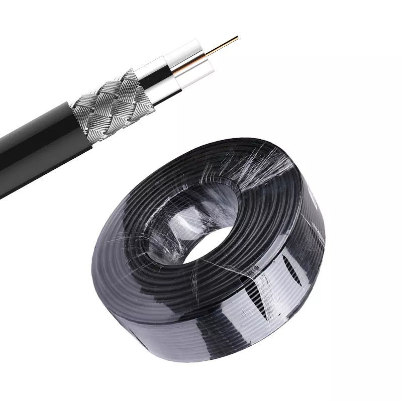 75 Ohm 100 Ohm Kurtka LSZH Kabel koncentryczny Rg6 do izolacji internetowej XLPE