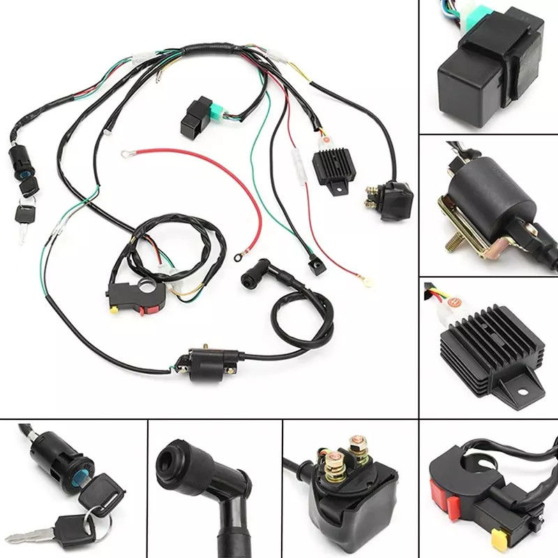 PVC 50 rdzeni TE Molex Truck Automotive Wiązka przewodów posrebrzana