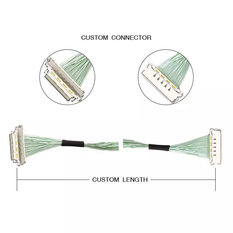 Kabel Ipex o rozstawie 0,4 mm 30-pinowy 20679-030T-01 Micro koncentryczny kabel LVDS EDP