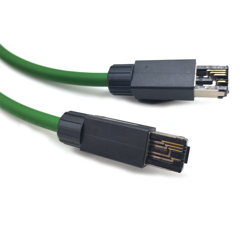 Kabel serwo sieci przemysłowej EtherCAT bus wysokiej elastyczności podwójny osłony łańcuch odciągania przemysłowy robot PLC kabel