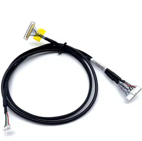 Niestandardowe kable LVDs Wire Harness Electronic Connector LCD Kabel/LVDs Kabel zestaw do panelu wyświetlania