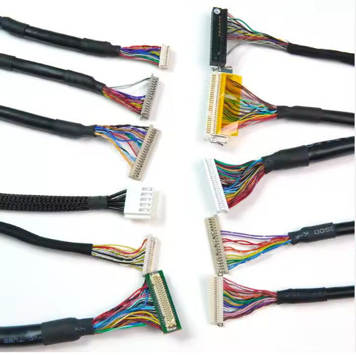 DF13-30DS-1.25C do DF14-20S-1.25C Niestandardowy zestaw kabli Lvds dla panelu LCD 20pin 30pin 40pin 50pin 60pin