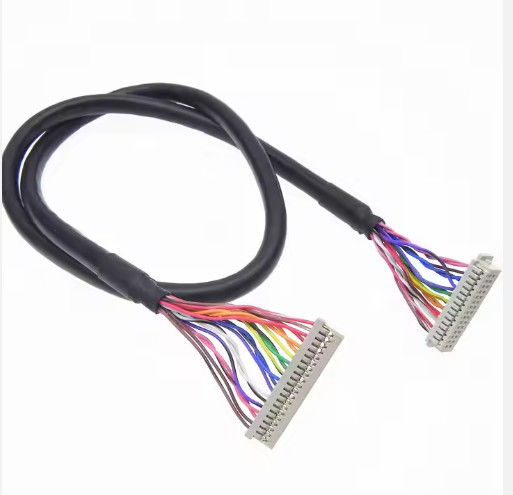 DF13-30DS-1.25C do DF14-20S-1.25C Niestandardowy zestaw kabli Lvds dla panelu LCD 20pin 30pin 40pin 50pin 60pin