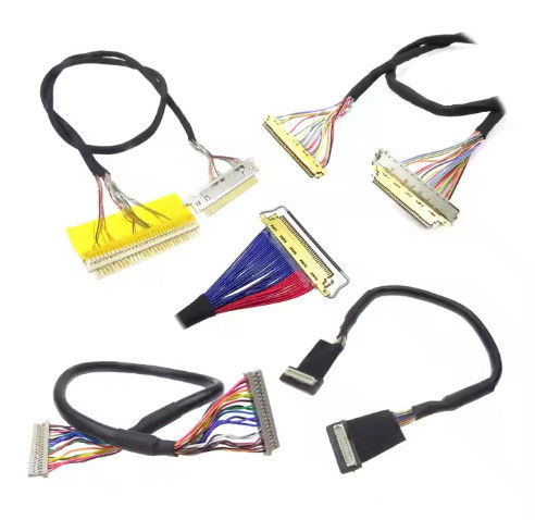 DF13-30DS-1.25C do DF14-20S-1.25C Niestandardowy zestaw kabli Lvds dla panelu LCD 20pin 30pin 40pin 50pin 60pin