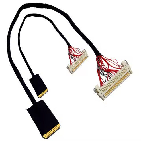 HRS DF13-30DS-1.25C Do DF14-20S-1.25C 20pin 30 Pin 40 Pin 50 Pin 60pin Niestandardowy zestaw kabli Lvds do paneli LCD