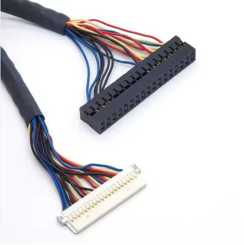 Elektroniczny Molex 30 Pin Do JAE 40pin LVDS CABLE Do monitorów drukarek komputerowych LCD
