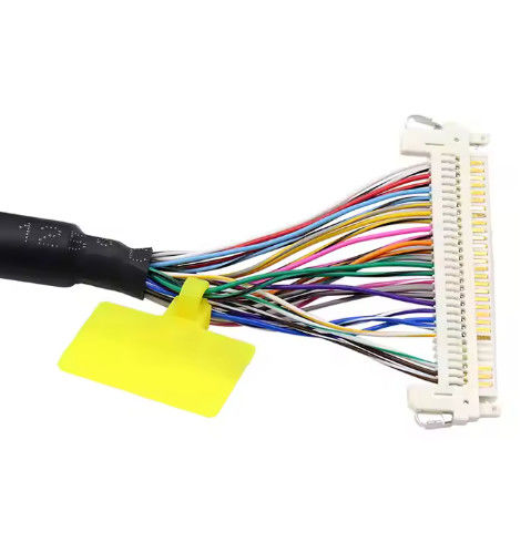 Elektroniczny Molex 30 Pin Do JAE 40pin LVDS CABLE Do monitorów drukarek komputerowych LCD