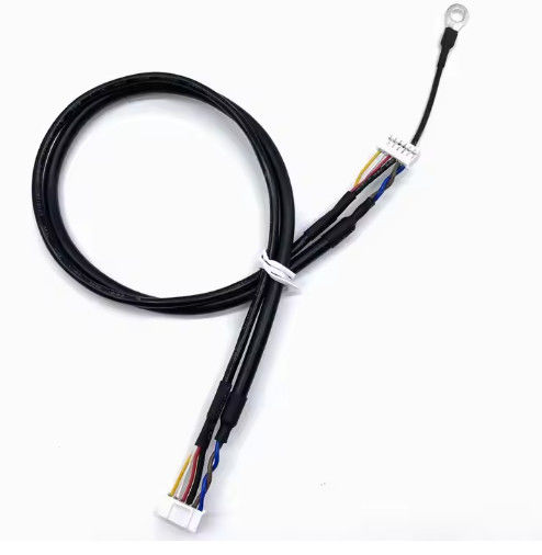 Aplikacja elektroniczna Czarne urządzenia LVD na zamówienie Wire Harness LCD Cable Assembly for Display Panel