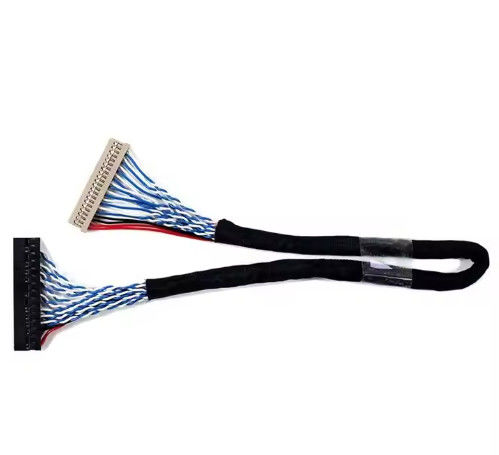 Kabel seryjny o niskim napięciu wyświetlania Kabel LVDS z materiałem miedzianego przewodnika i materiałem płaszcza PVC AWG26-28