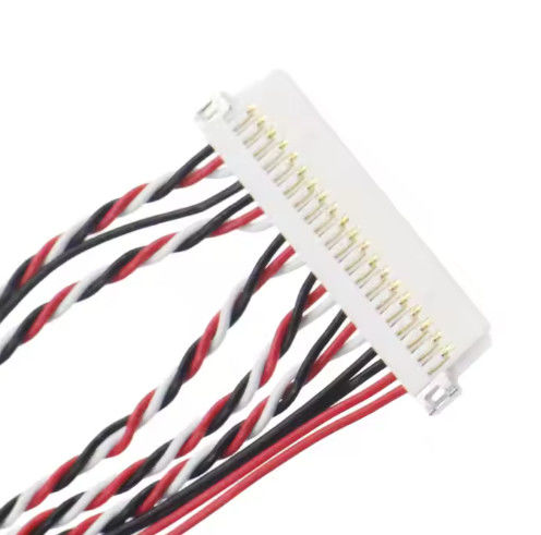 100% testowania Lvds Wire Harness i Micro Coaxial Cable Assembly dla sprzętu elektronicznego