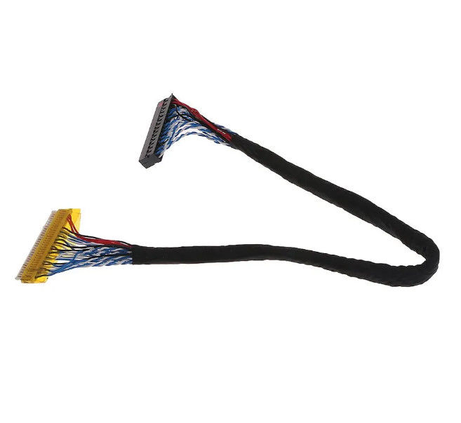 Długość 1-5 m Kabel LVDS Niskonapięciowy Seryjny Kabel Wyświetlacz z Mocą Dielektryczną ≥1000V/min