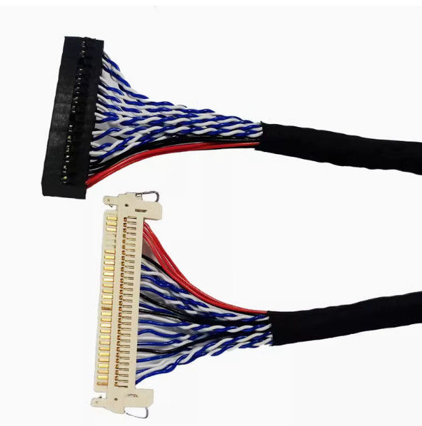 105C Temperatura znamionowa 1-5m Kabel LVDS z AWG26 Przewodnikiem miedzianym UL VW-1
