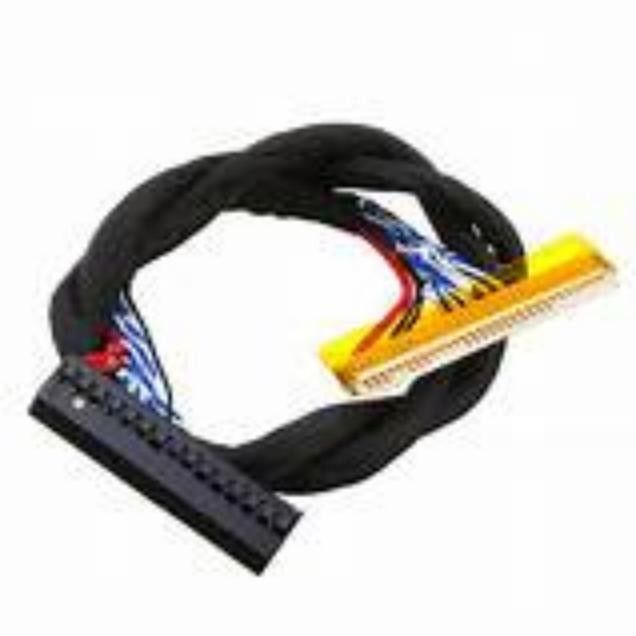 Kabel LVDS do automatyki przemysłowej o czarnym kolorze i odporności izolacyjnej ≥ 1000MΩ