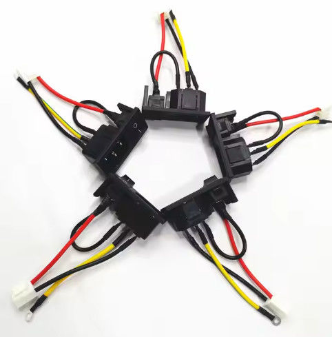 Włókno elektryczne o odporności na ogień 2pin-16pin UL 1007 22awg Czarny kolor drutu