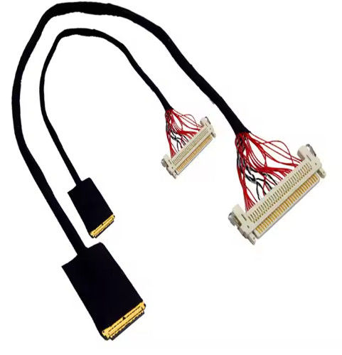 Czarny Drut Kolor Włókno elektryczne 2pin-16pin Terminal 600V