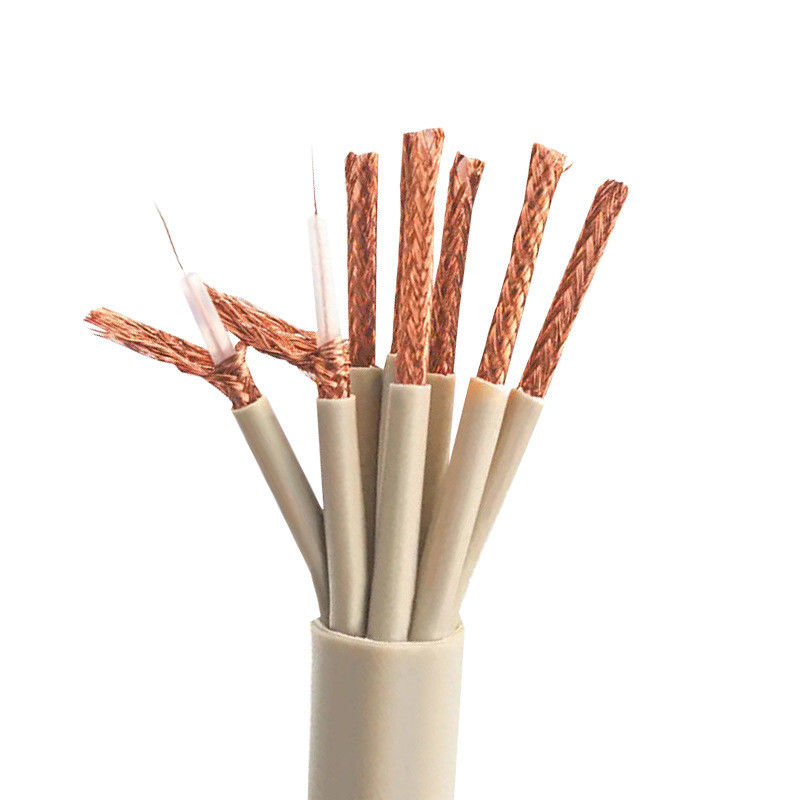 Certyfikat UL/CCC 1m/5m Flexible Coaxial Cable BNC Connectors Indoor/Outdoor Audio Communication PVC Jacket Pure Copper Conductor