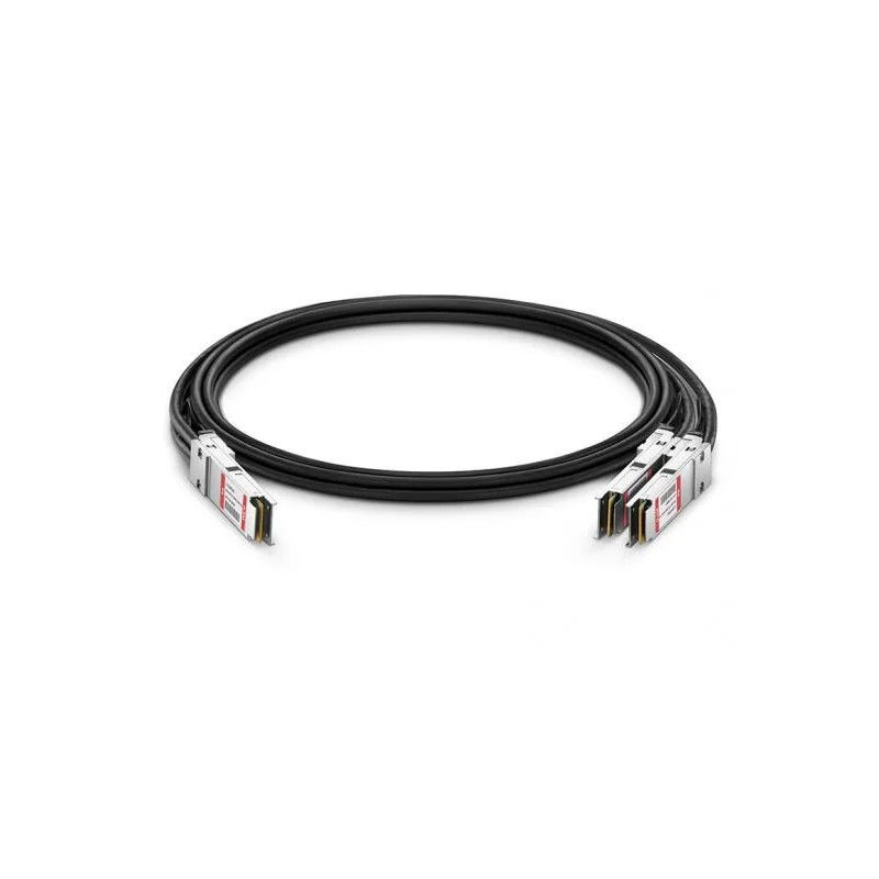 Ultra-szybki, niestandardowy montaż kabla 200G QSFP-DD Copper DAC do niskiego poboru mocy i transmisji danych o dużej gęstości
