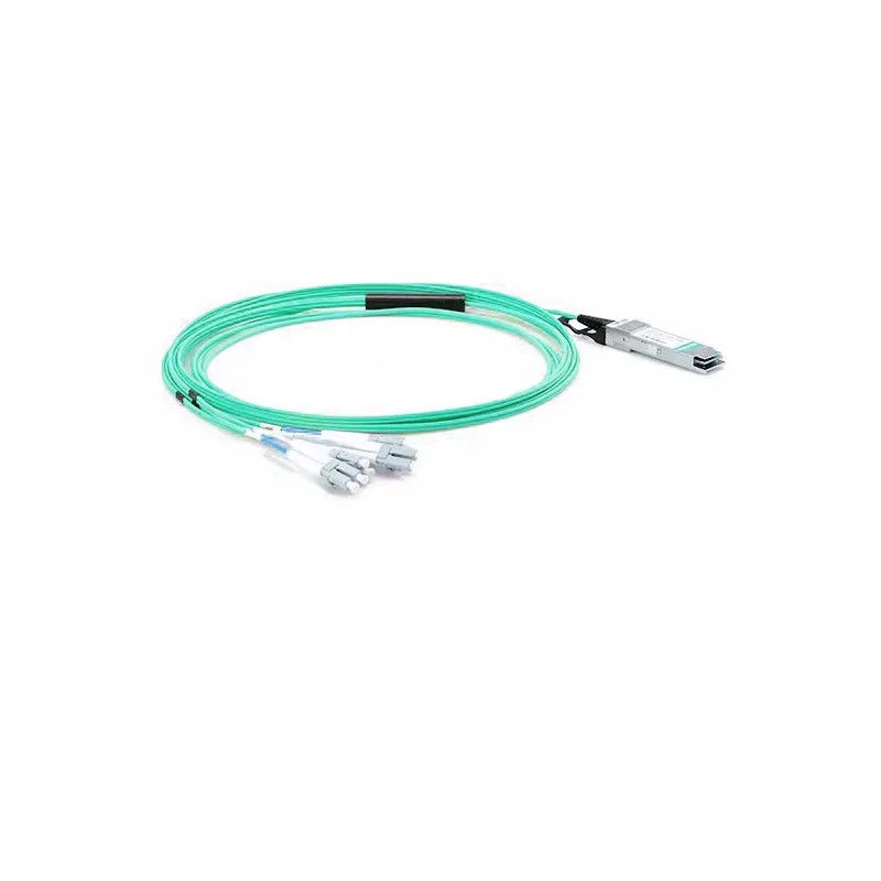 Niestandardowy projekt kabla Zespół kablowy QSFP 40G Direct Attach Copper QSFP+ 4*10G 1M 3M 5M 7M Dostosowana długość kabla DAC Breakout