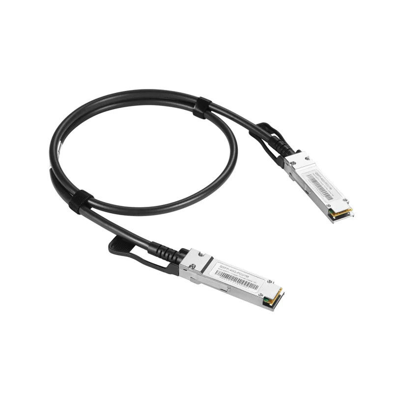 Niestandardowy projekt kabla Zespół kablowy QSFP 40G Direct Attach Copper QSFP+ 4*10G 1M 3M 5M 7M Dostosowana długość kabla DAC Breakout