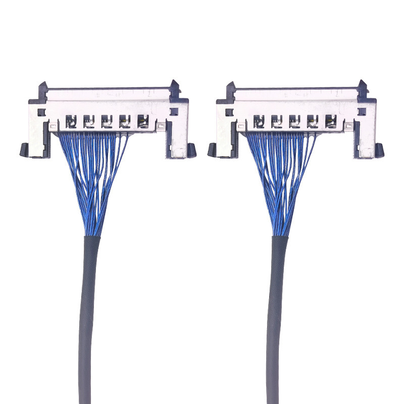 Ultra-Fine Koaksialny Lvds Harness dla ekranów LED z srebrnym zablokowaniem, zaufani producenci przewodów