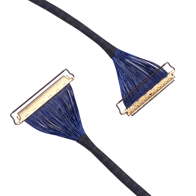 Ultra-Fine Koaksialny Lvds Harness dla ekranów LED z srebrnym zablokowaniem, zaufani producenci przewodów