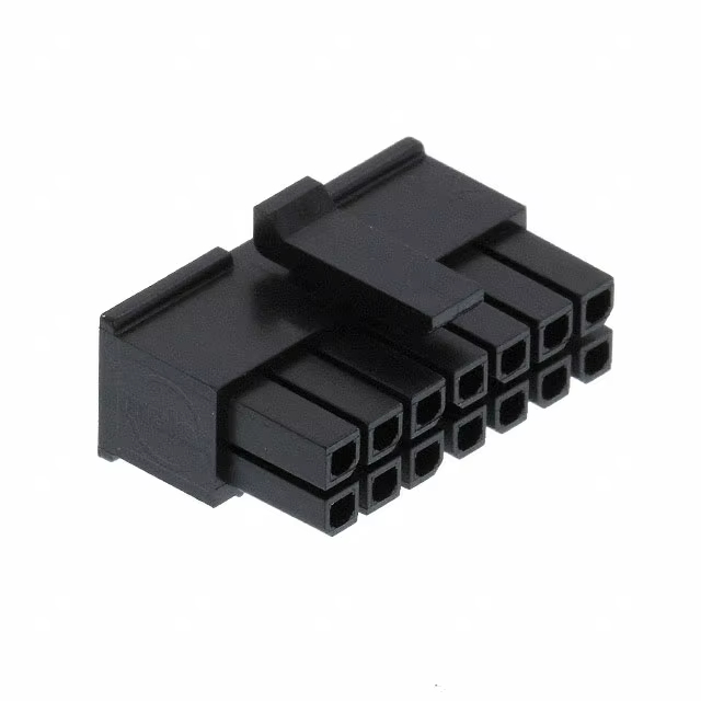 Molex 43045-1200 Micro-Fit 3.0 Plug Housing Terminal Housing z podwójnym rzędem 4 obwody 4 Pin i 3mm Pitch
