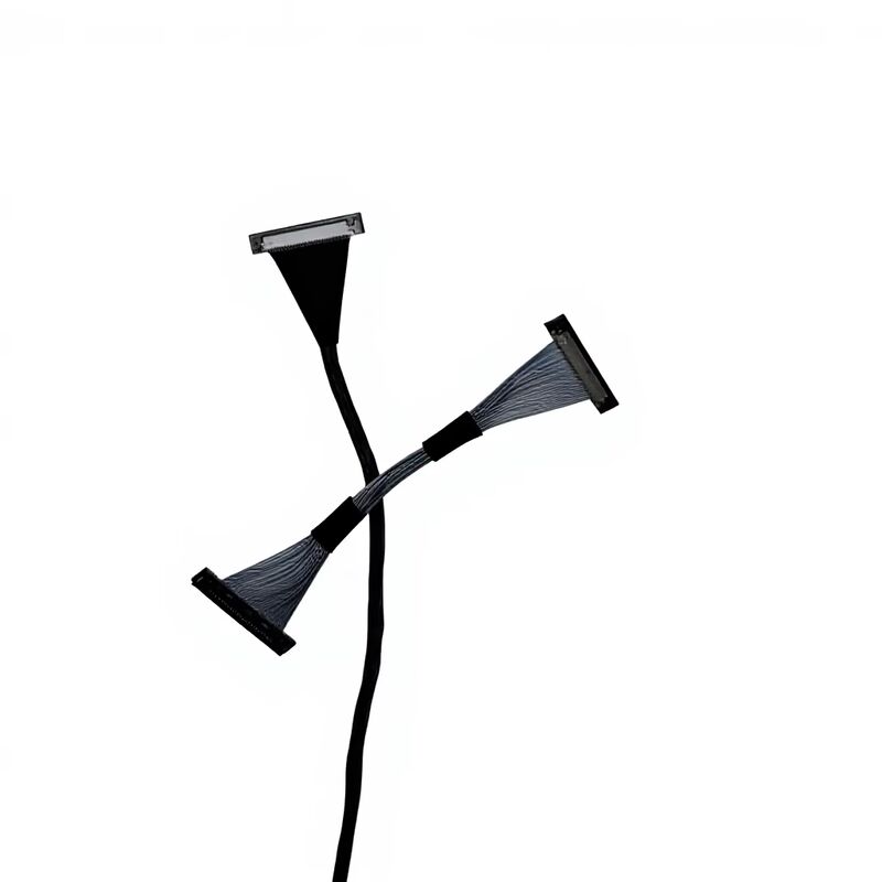 USLS20-30-010-B 30 Pin Micro Coax LVDS Kabel do transmisji prędkości dużych z 0,4 mm Pitch Custom Assembly