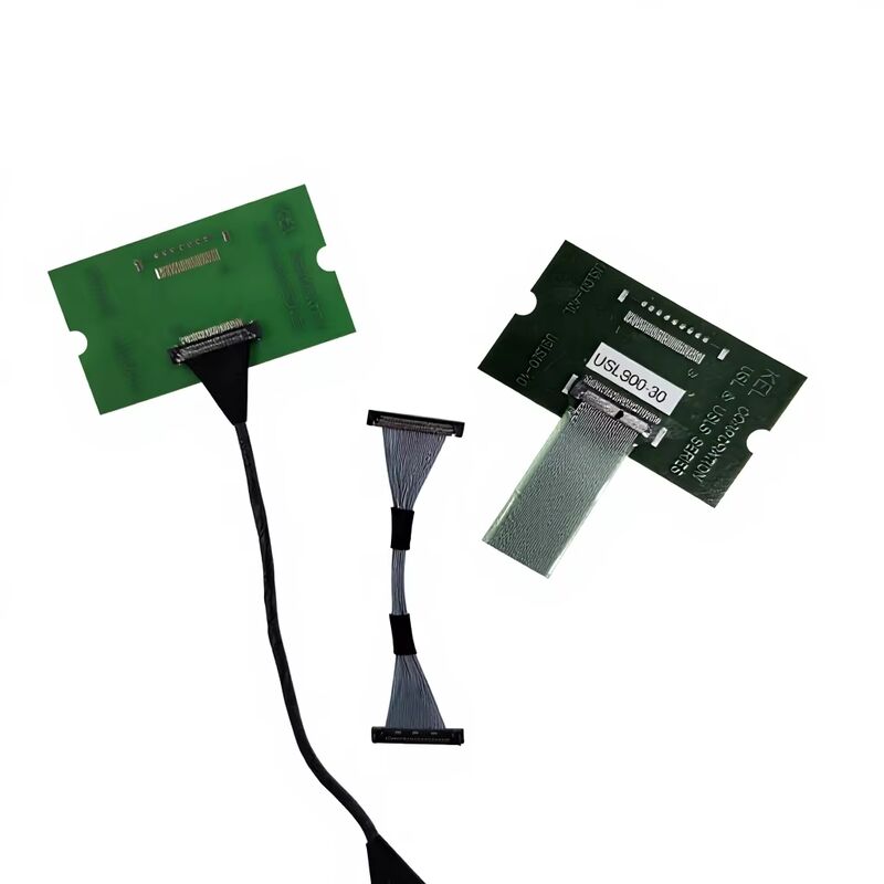 USLS20-30-010-B 30 Pin Micro Coax LVDS Kabel do transmisji prędkości dużych z 0,4 mm Pitch Custom Assembly