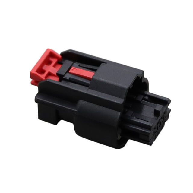 Molex 34967-4021 Czteropinowy czarny złącze samochodowy obudowa z czerwonym zaciskiem zamkowym, oryginalny złącze Molex