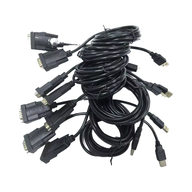 Niestandardowy kabel USB do DB9 RS232 z płynnym PL230/FT231X/FX232RI Chipy izolacja PVC