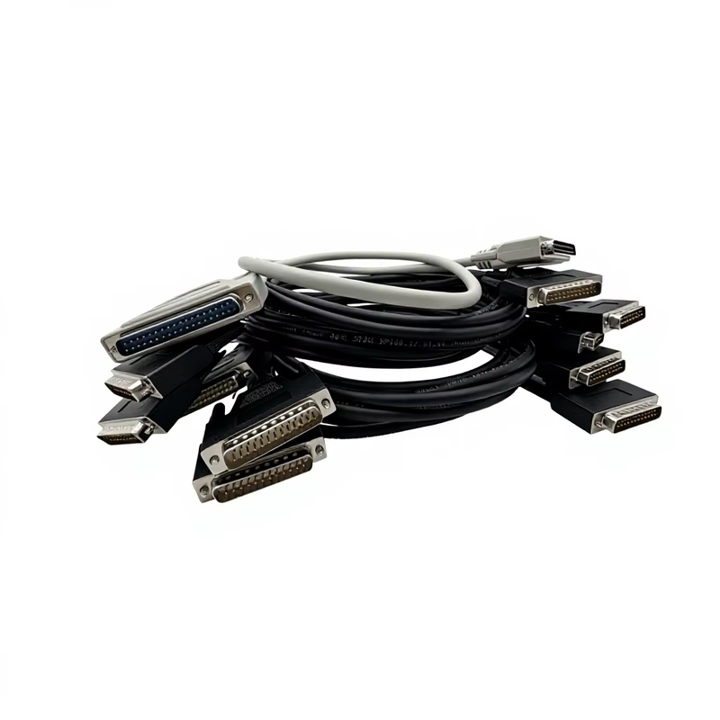 Kabel niestandardowy pełny miedzi DB9 DB15 DB25 Kabel 2x15 szpilki Kabel seryjny i równoległy do przesyłania danych