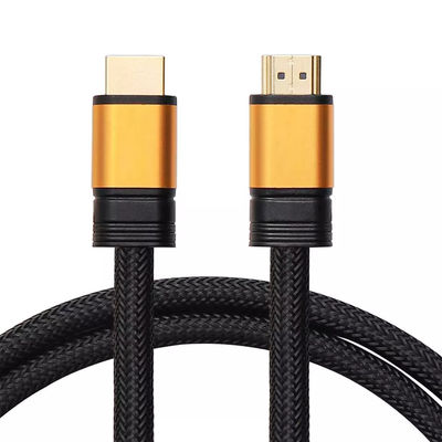 Nylonowy kabel Ultra HD 4k HDMI 18 gb/s 60 Hz 8,0 mm niklowany