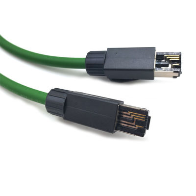 Kabel serwo sieci przemysłowej EtherCAT bus wysokiej elastyczności podwójny osłony łańcuch odciągania przemysłowy robot PLC kabel