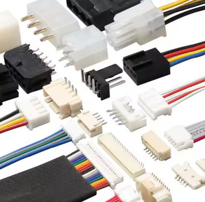 Włókno elektryczne o odporności na ogień 2pin-16pin UL 1007 22awg Czarny kolor drutu