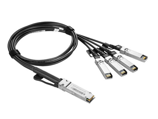 Zestaw kabli DAC 1m 30awg Direct Attached Cable QSFP-40G SFP 10g-1m Pasywny 40g Qsfp+ Do 4*Sfp+ 4x10gsfp+ Breakout Twinax