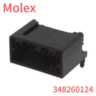 Złącze do montażu powierzchni pod kątem prawym serii Molex 348260124 do zastosowań przemysłowych