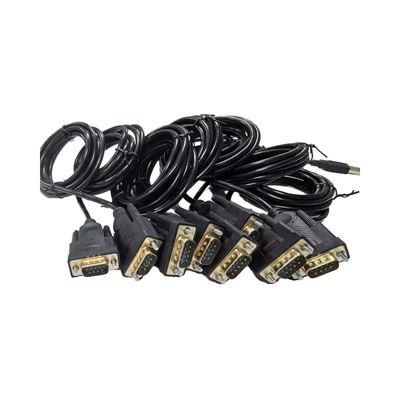 Kabel niestandardowy pełny miedzi DB9 DB15 DB25 Kabel 2x15 szpilki Kabel seryjny i równoległy do przesyłania danych